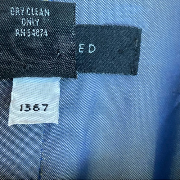 1990s The Limited Wool Mohair blend Longline Overcoat Small - Picture 11 of 13